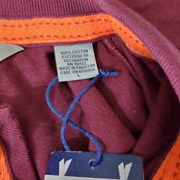 Virginia Tech Polo Shirt, Size Large - Picture 9 of 12